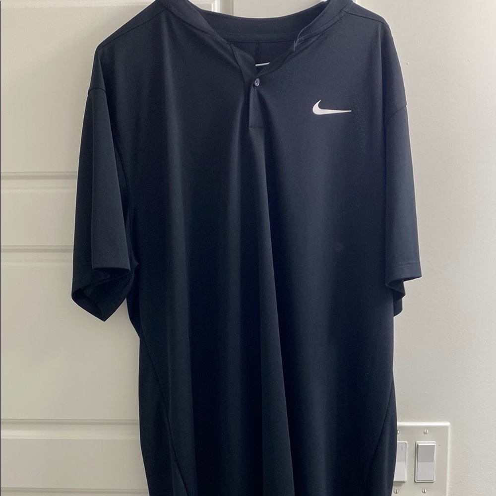 Nike Black Polo Shirt Athletic Performance